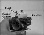 Carburetor float