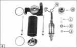 Electric starter disassembled