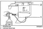 Pumping oil into gearcase