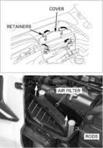 Airbox retainers, Air filter