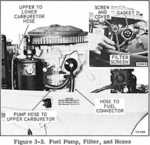 Fuel pump, Filter, and Hoses