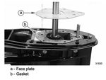 Water pump impeller face plate